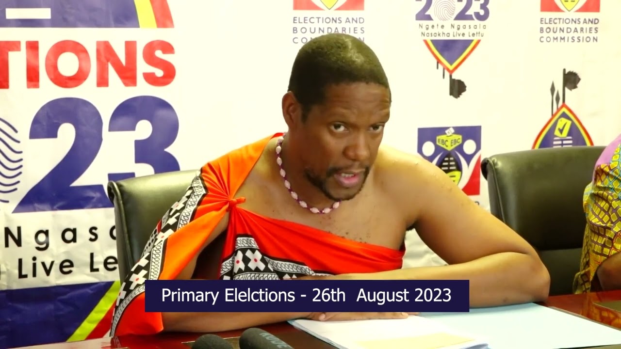 HRH Prince Mhlabuhlangene - EBC Chairman announces dates for the election process.