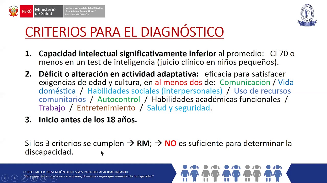 Manejo Integral de la discapacidad por deficiencia cognitiva (Retraso Mental)