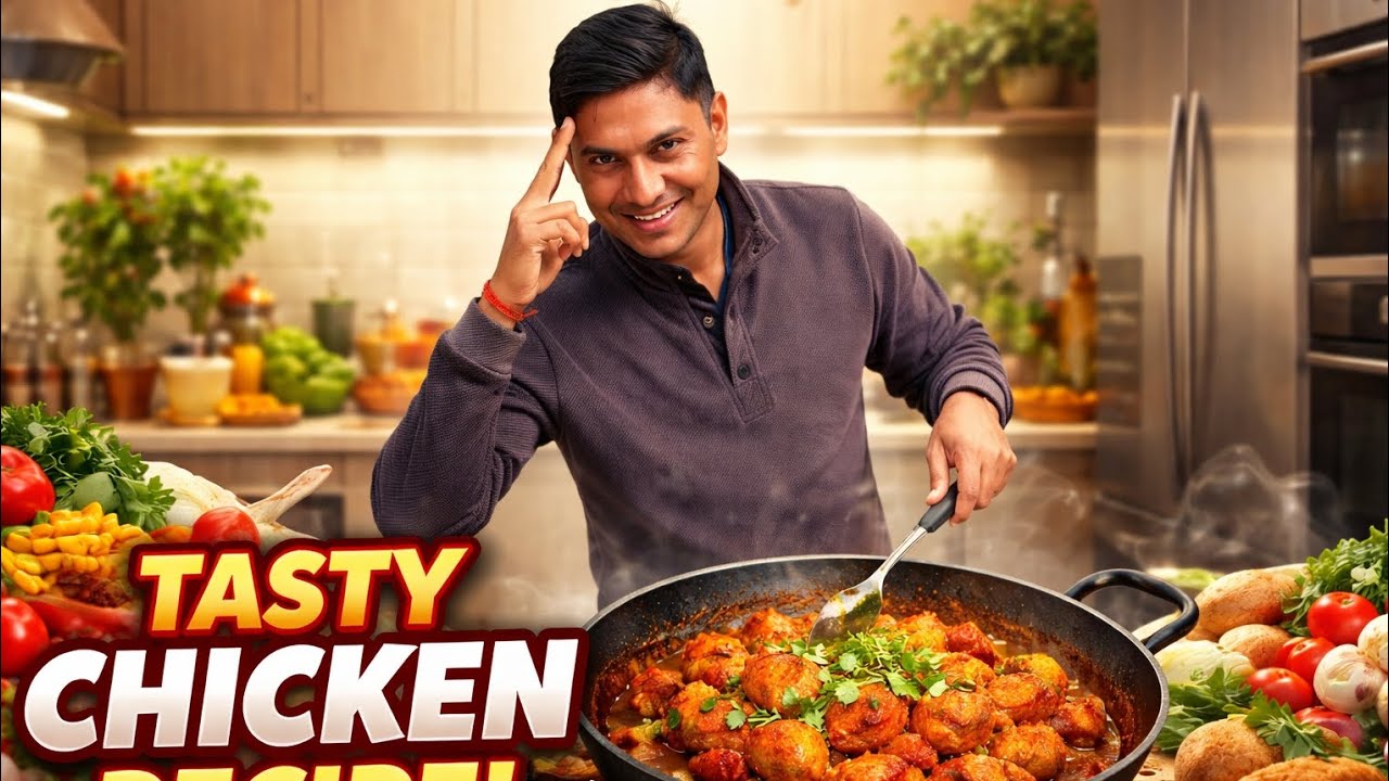 Tasty chicken 🐔 recipe#myvlog #viralvideo #trending vlog #driverlife #song #sonu singh pryagraj 