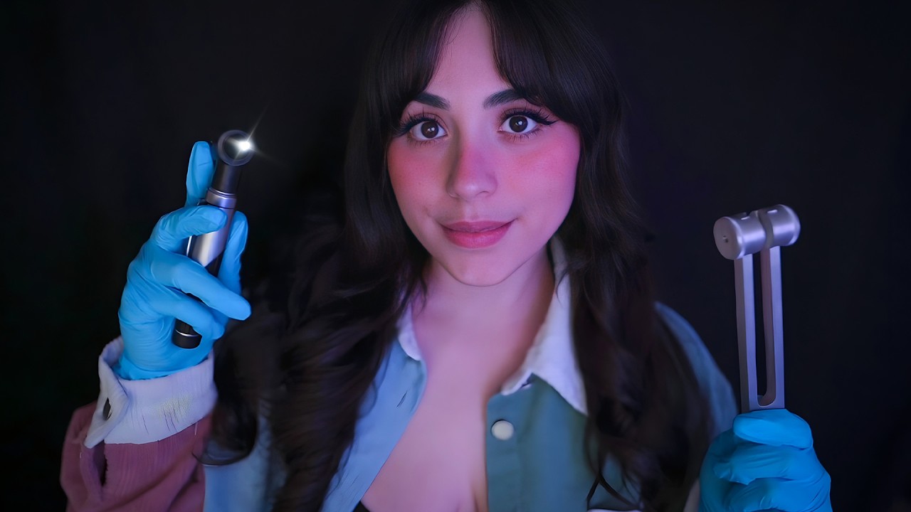 ASMR | Detailed Ear Exam, Hearing Test & Ear Cleaning