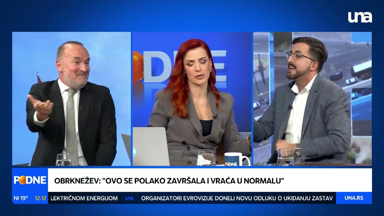 PODNE I Sukob mi&scaron;ljenja vri u studiju i na ulici: Ko svira kraj krize u Srbiji i kada? I UNA TV