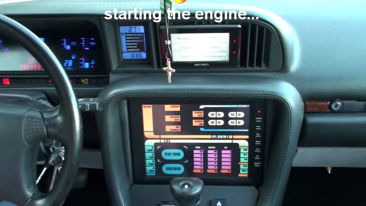 lcars car control like star trek