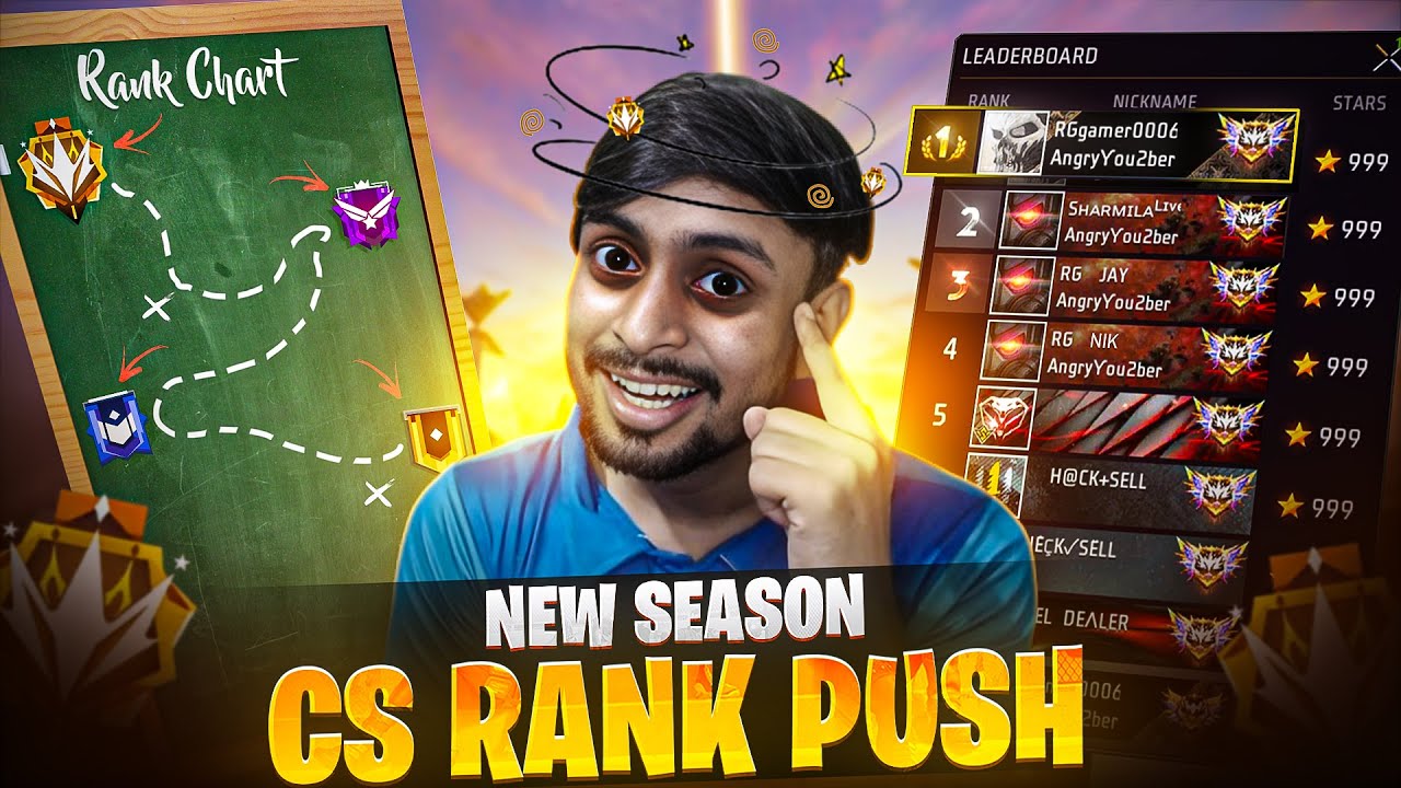 Guild Test 💀 CS-Ranked Season 🚀+ Serious Rank Push 🤯 Custom Room 🕒🔥 #freefire  @RGGamerr ​