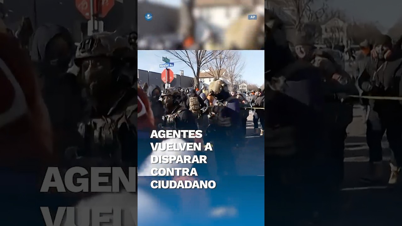 Agentes federales disparan en Minneapolis en medio de redadas migratorias de Trump #shorts