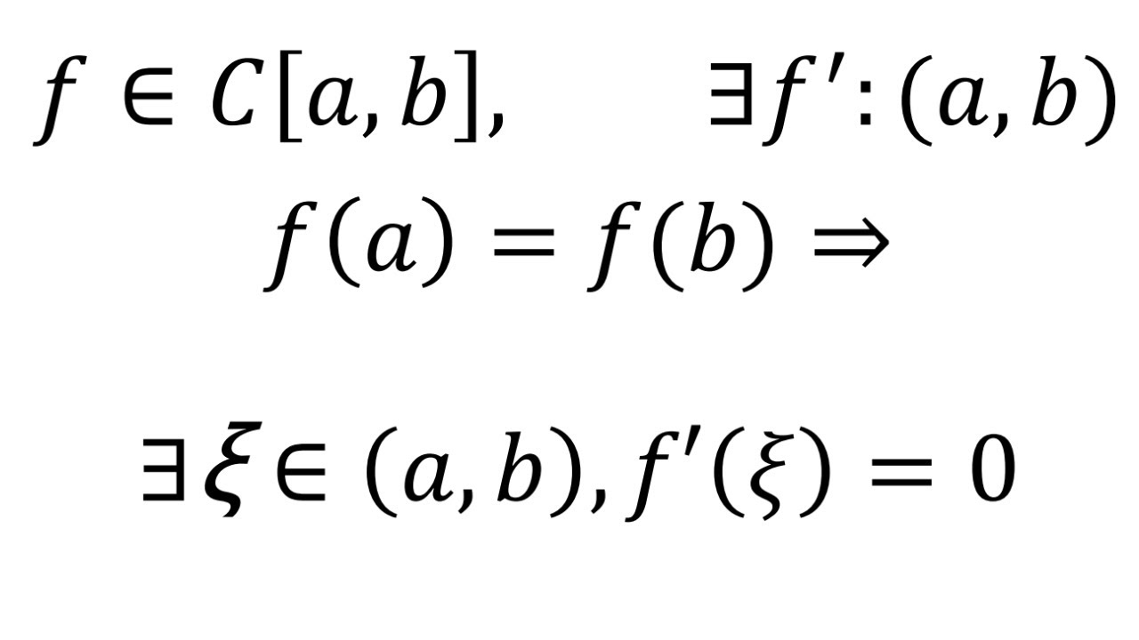 Rolle mean value theorem proof with Fermat lemma