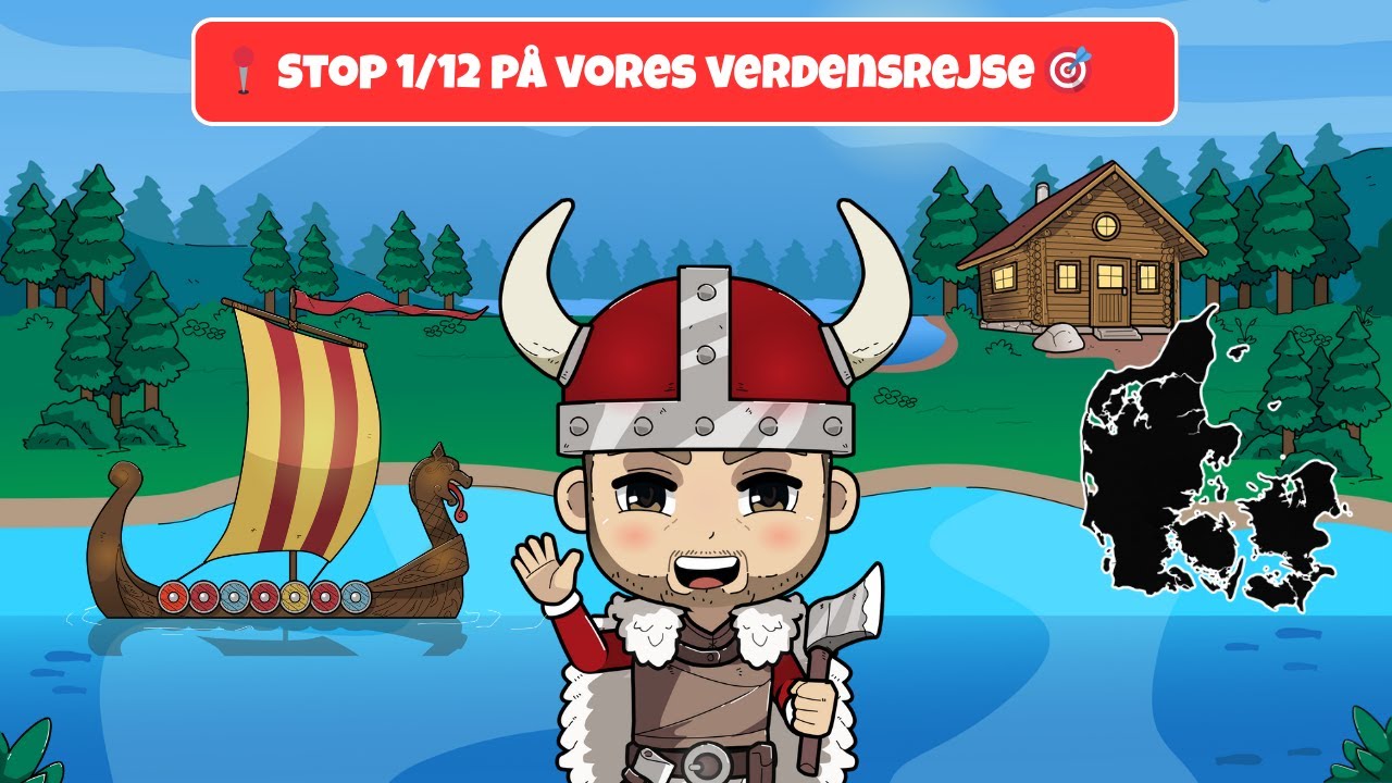 En rejse jorden rundt – Hvor starter vi? Danmark! 🗺️