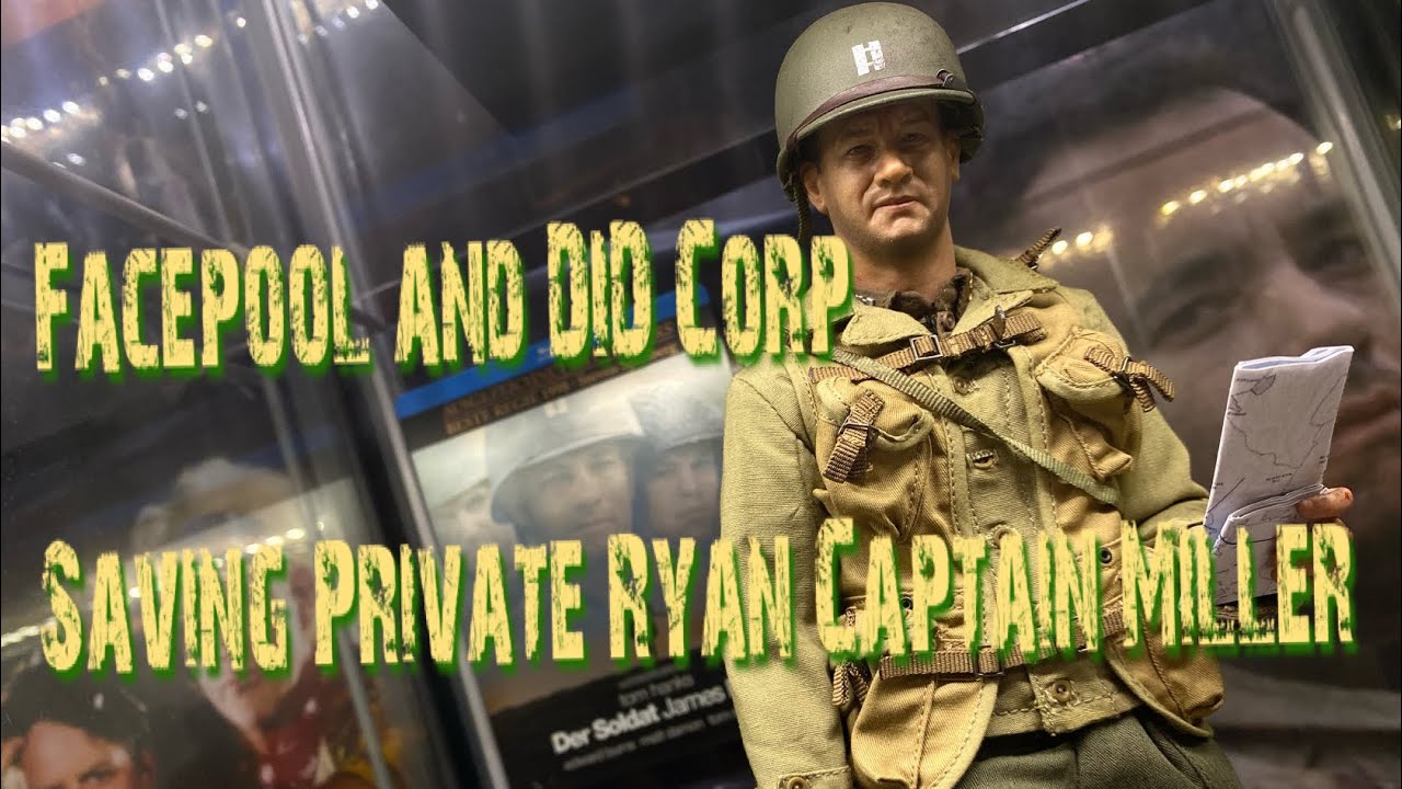 Facepool and DID Corp Saving Private Ryan Captain Miller 1/6 Scale Display Showcase