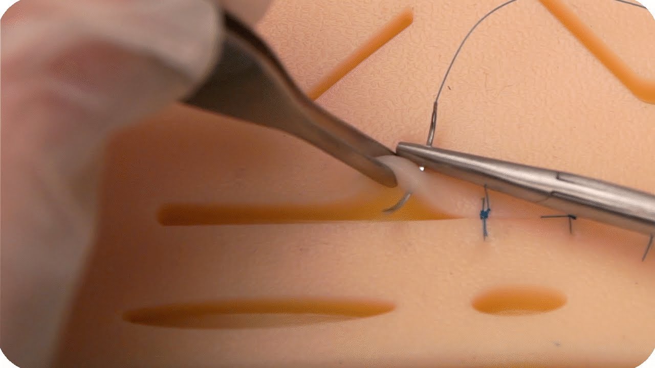 ASMR STITCHING a WOUND 👩🏼‍⚕️ #eduASMR (NO ADS)