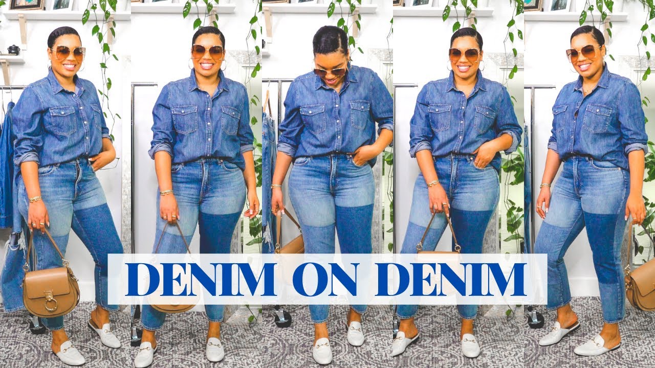 How To Style Denim On Denim | YSL, CHLOE, GUCCI, GAP, TARGET