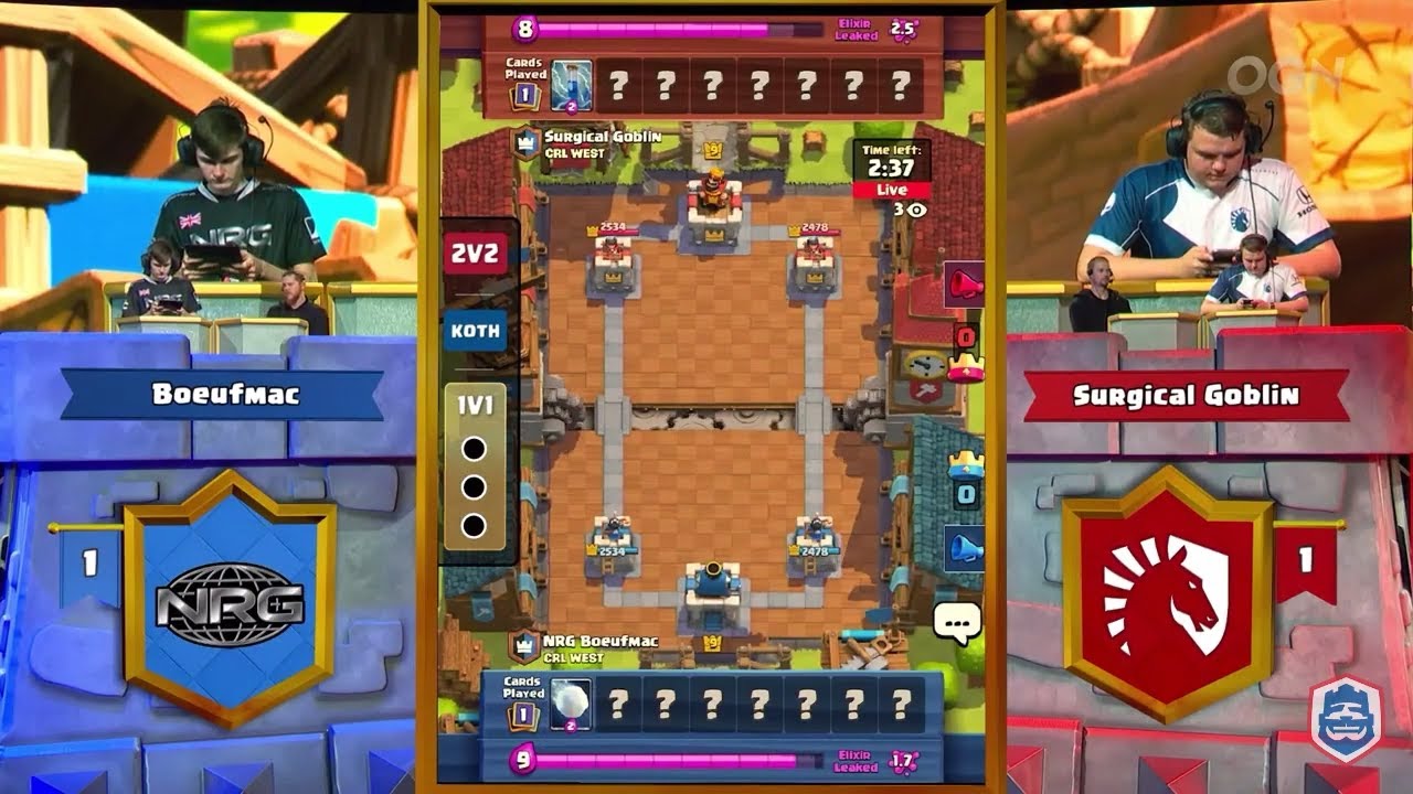 Surgical Goblin vs Boeufmac | NRG vs Liquid | Clash Royale League: CRL West Fall 2019 | Week 6 Day 1