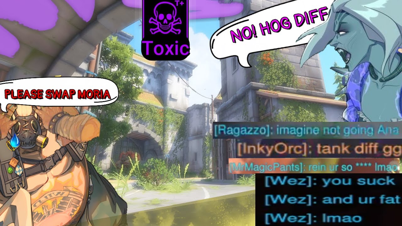 DELUSIONAL Moria Main REFUSES TO SWAP (Overwatch 2 Toxic Moments)