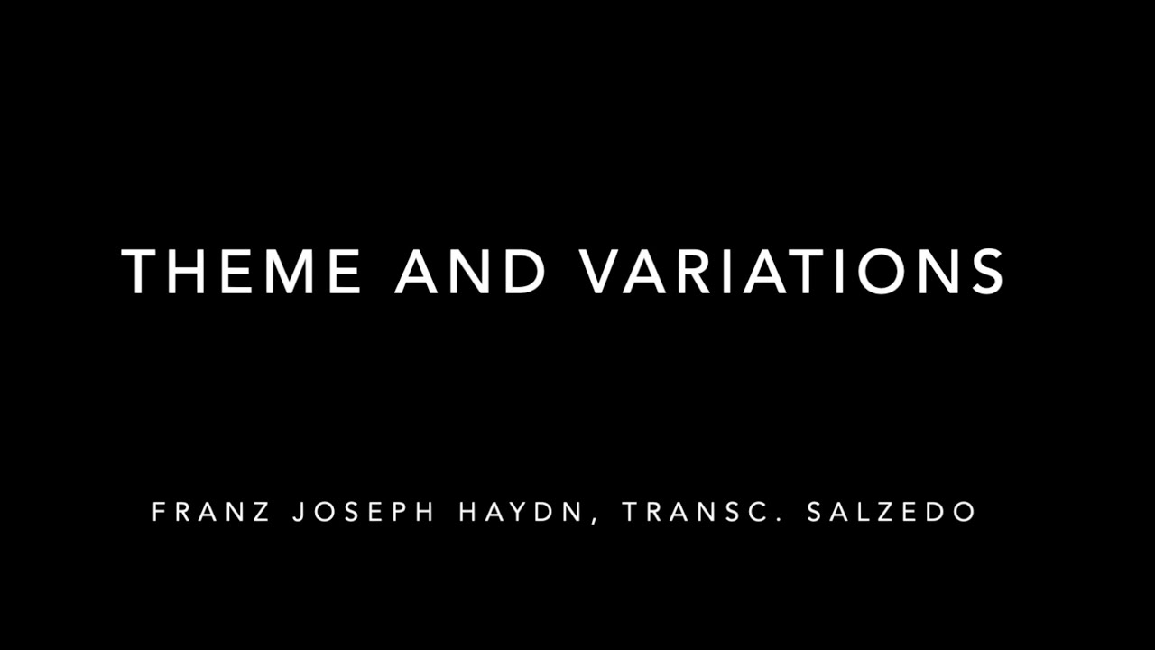 RCM Harp- Grade 10, List B. Haydn Theme and Variations