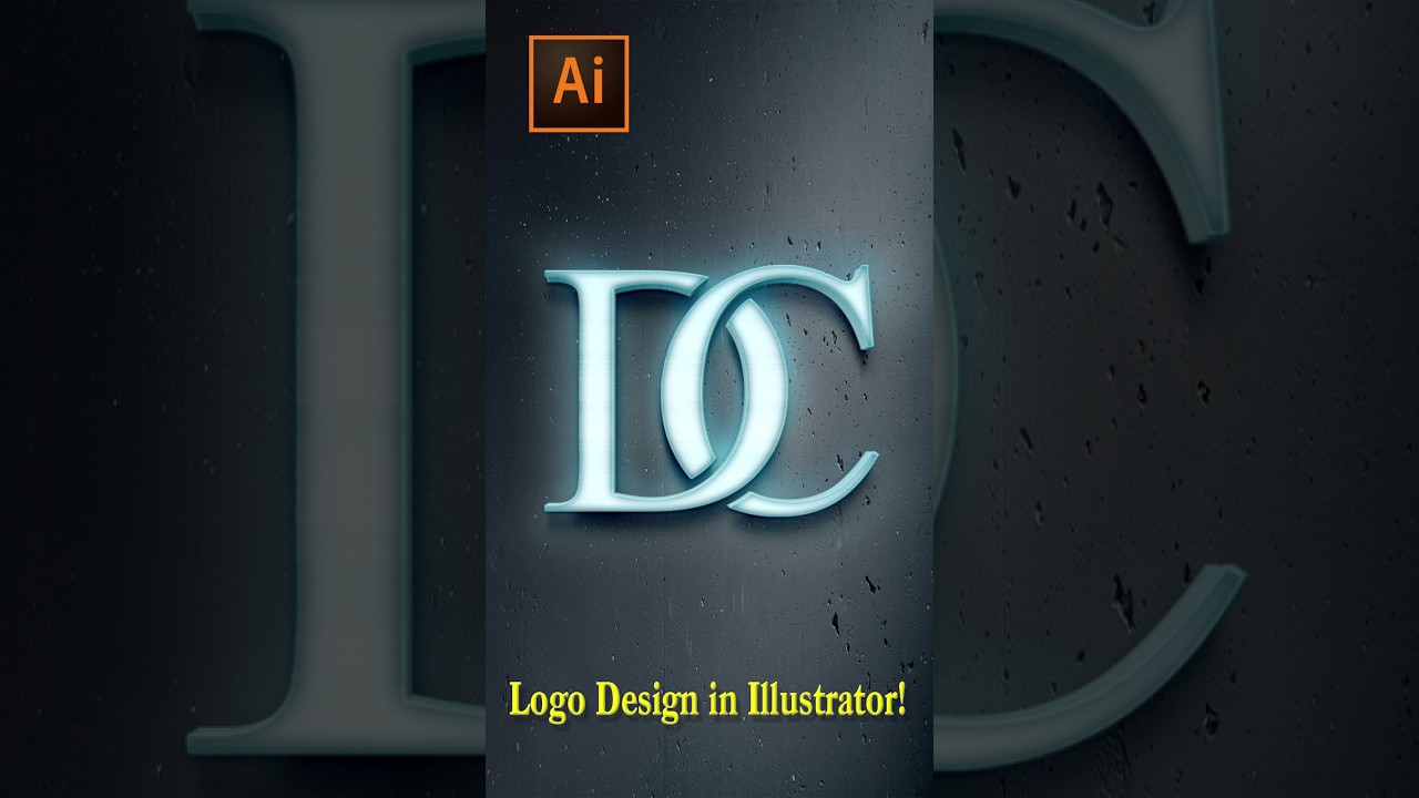 2-Letter Logo Ideas | Adobe Illustrator Logo Design Tricks