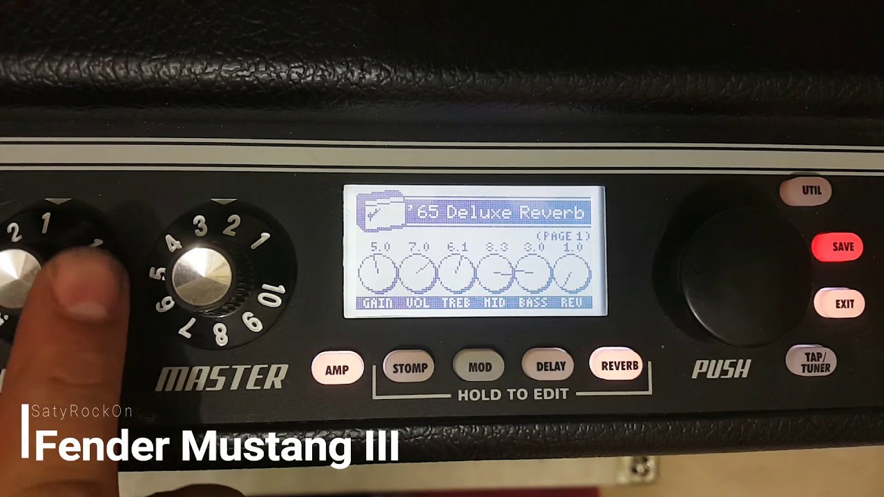 Fender Mustang 3... simulación de campeonato