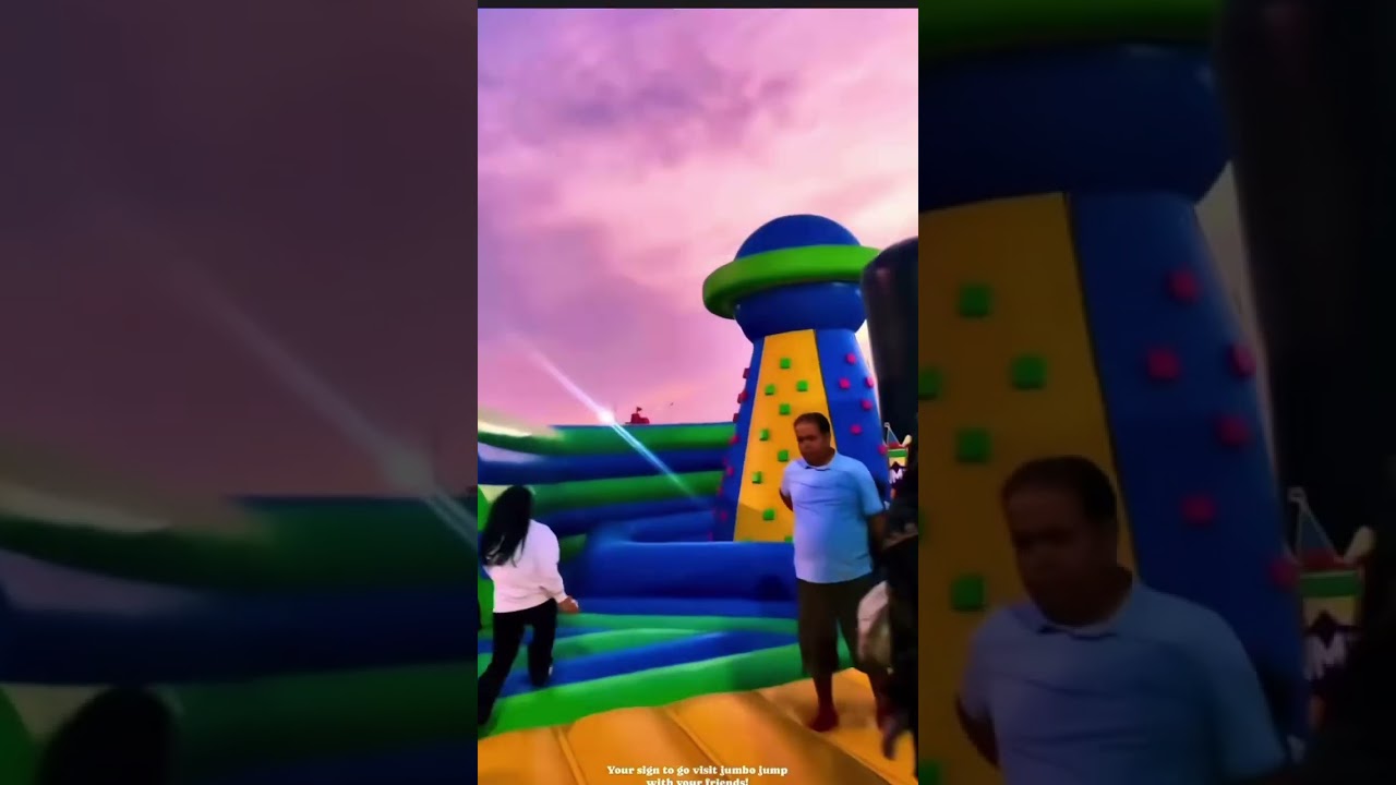 A day at worlds largest inflatable jumping castle| 📍Jumbo Jump Karachi