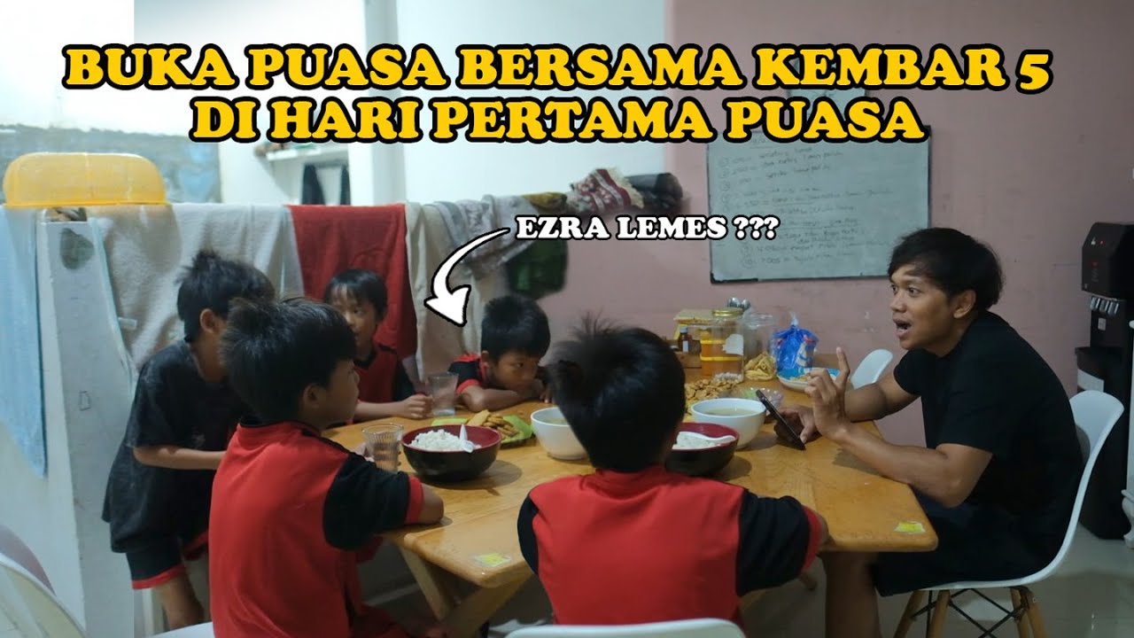 BUKA PUASA BERSAMA KEMBAR 5 DI HARI PERTAMA PUASA GUYS