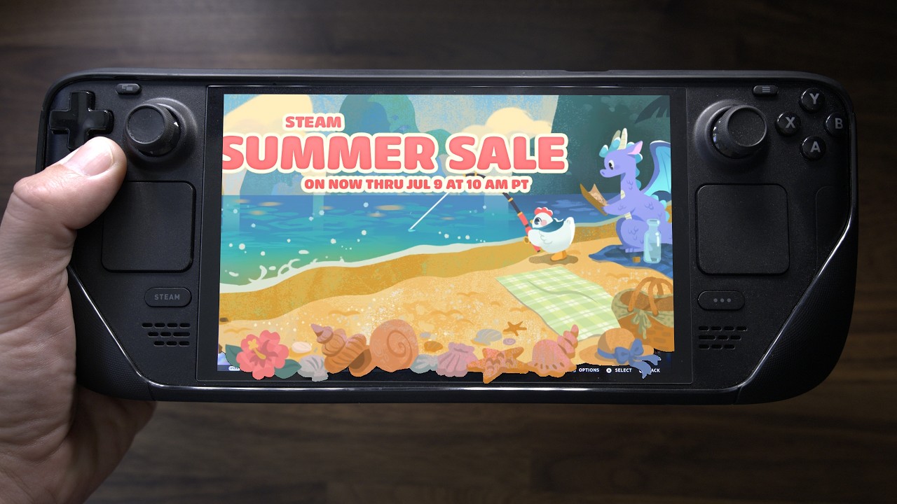 Летняя распродажа Steam 2026: 16 лучших игр для вашего Steam Deck!
