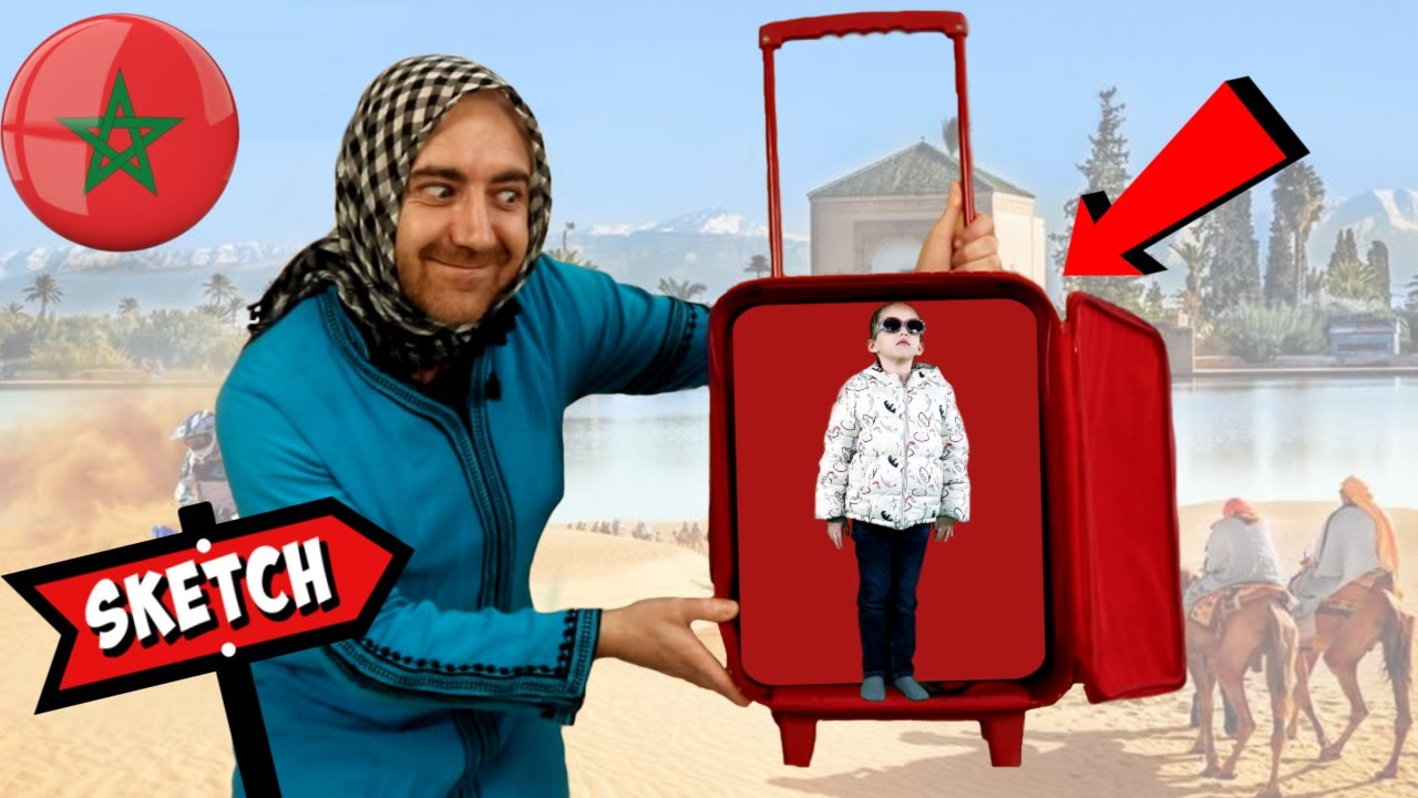 SKETCH - Le DÉPART en VACANCES au MAROC de TATA HABIBOUCHA