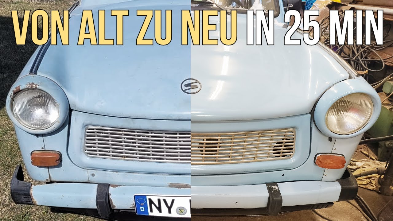 Von Alt zu neu in 25 Minuten I Trabant Hykomat Makeover Timelapse I Pitbike Upload
