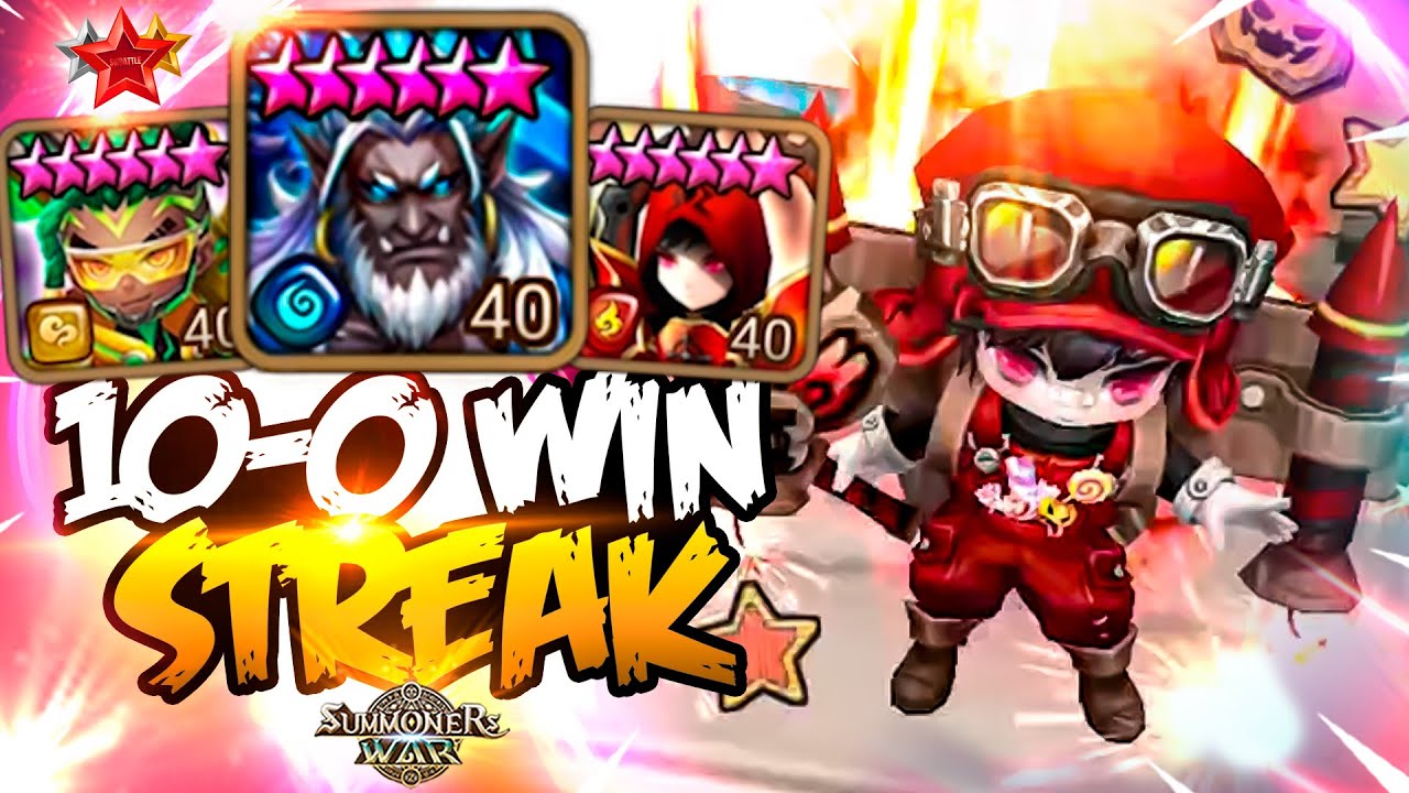 SKIT! Destroys G3 Players with 10-0 WIN STREAK - Summoners War