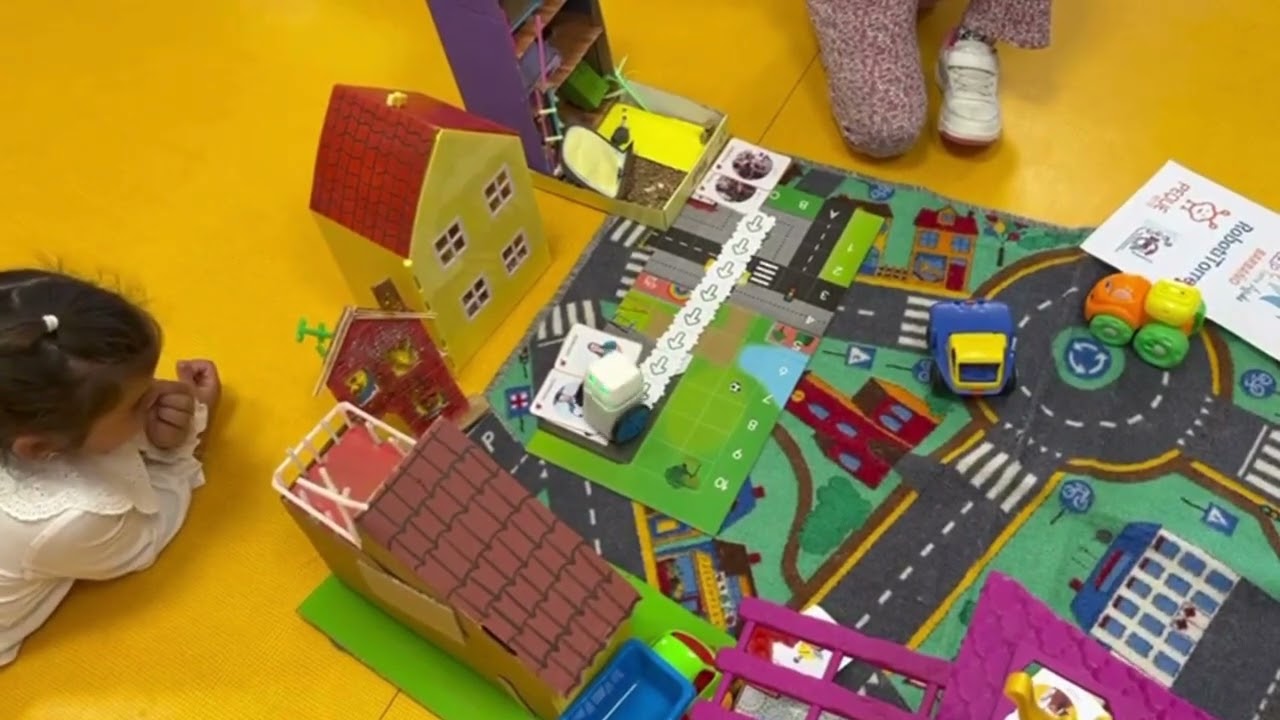 PequeReto, reto 4 RobotiTorre. Educación Infantil 4 años, CEIP Torre Águila de Barbaño.