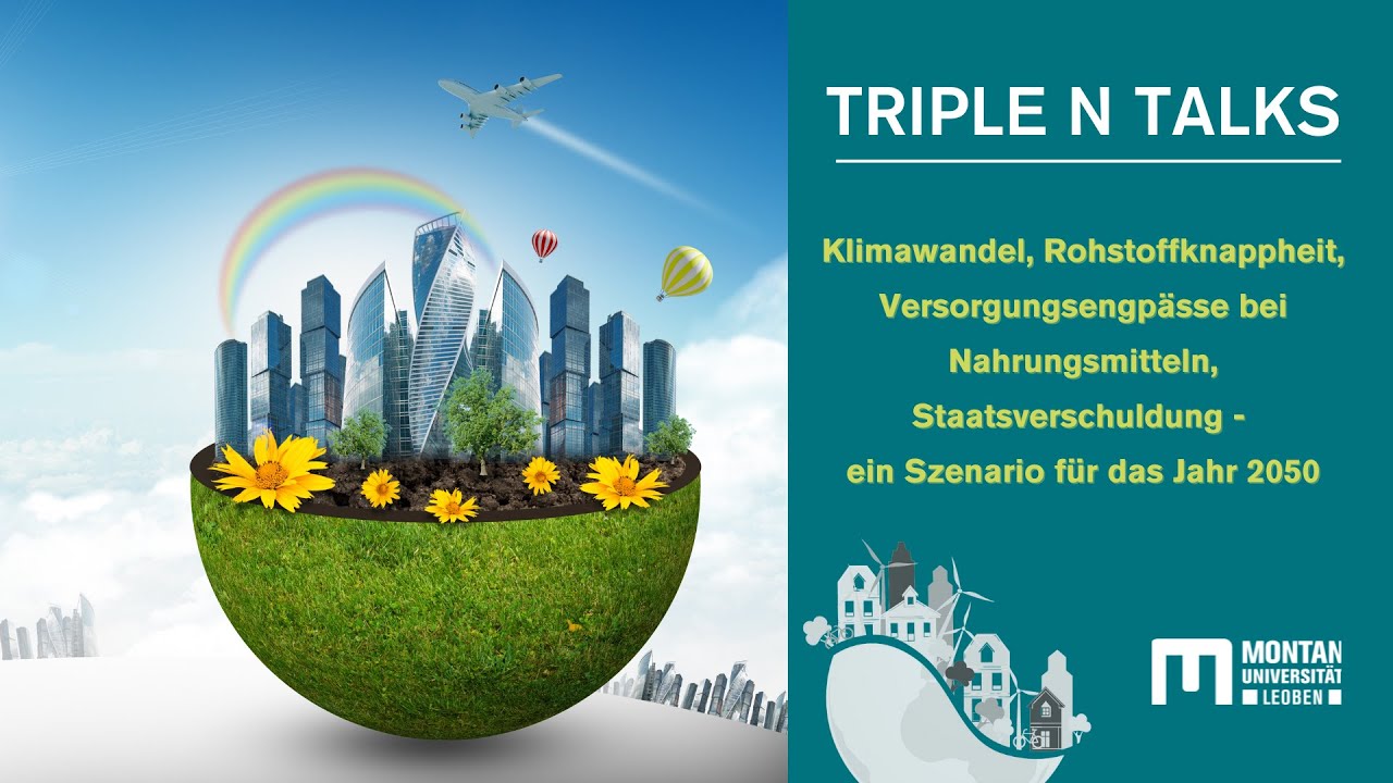 TripleN Talks: Klimawandel, Rohstoffknappheit, Versorgungs bei Nahrungsmitteln, Staatsverschuldung