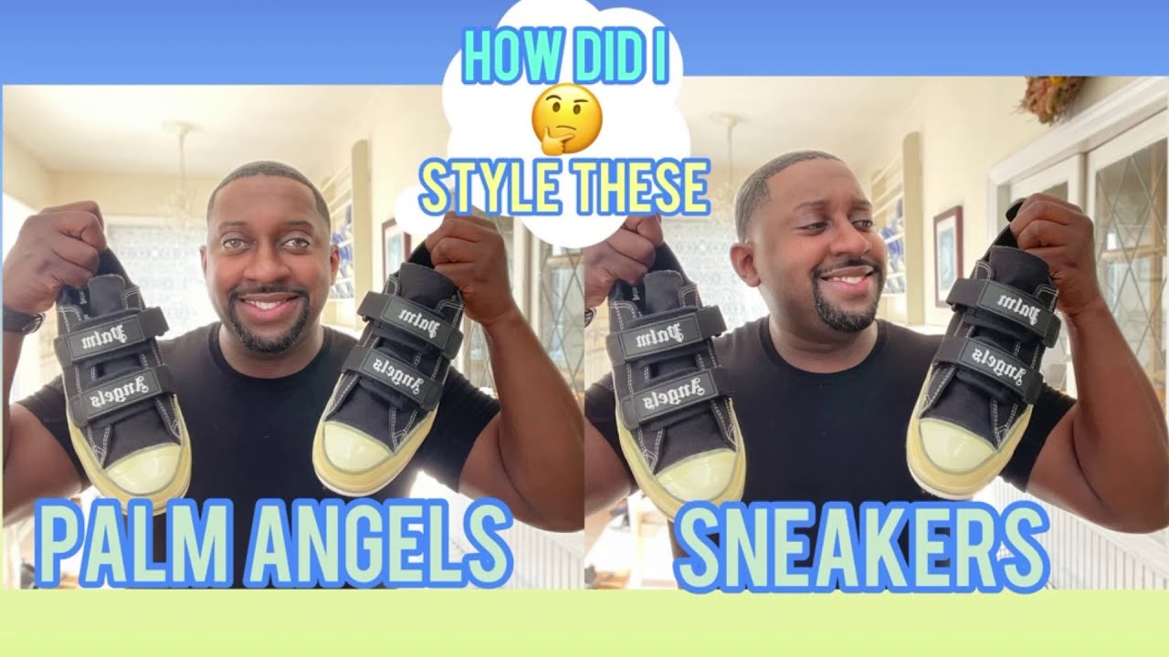 EPIC PALM ANGELS SNEAKERS WITH PALM ANGELS SHIRT