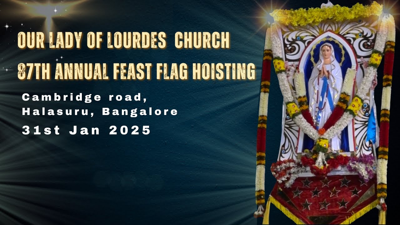 Our Lady of Lourdes Church 87th Annual Feast Flag Hoisting 2025
