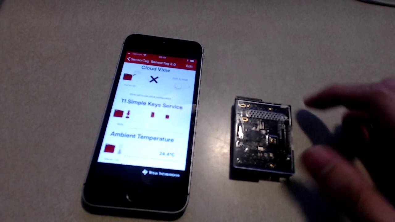 Texas Instruments 2650 Sensor Tag Demo