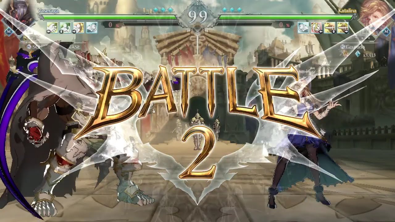 GBVS Vaseraga vs Katalina ranked sets