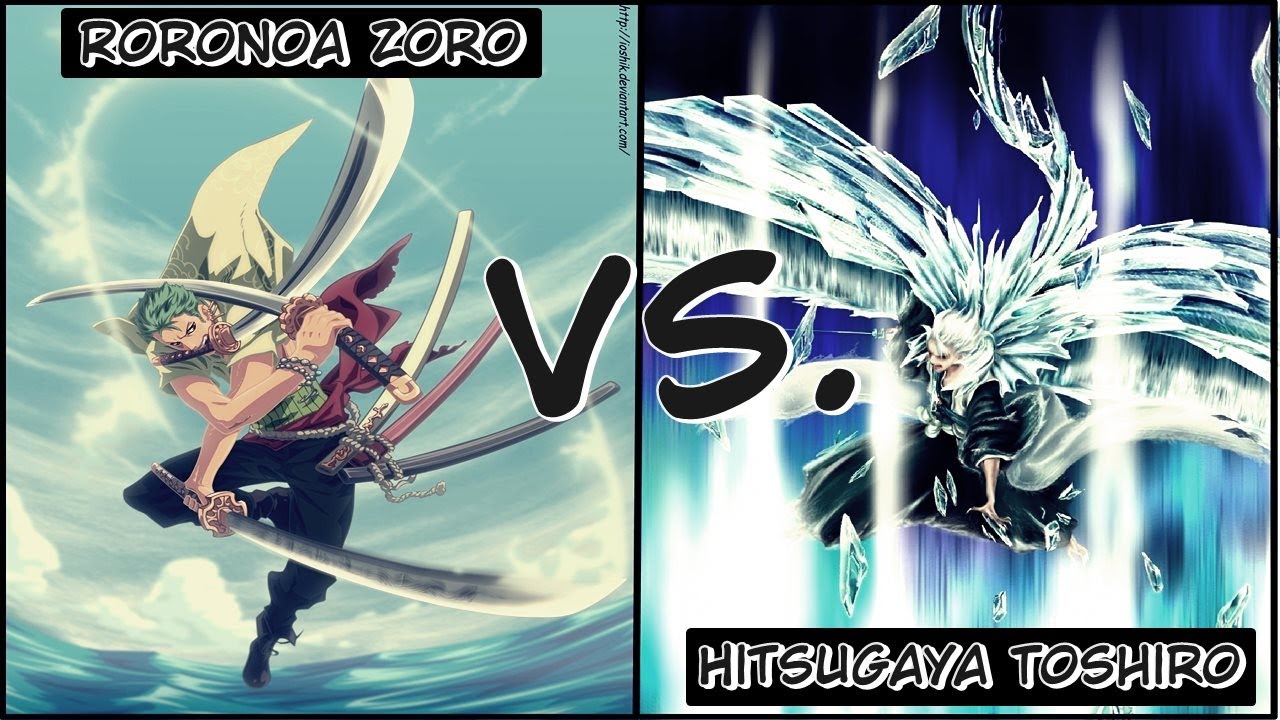 Roronoa Zoro Vs. Hitsugaya Toshiro ¿Quién ganaría?