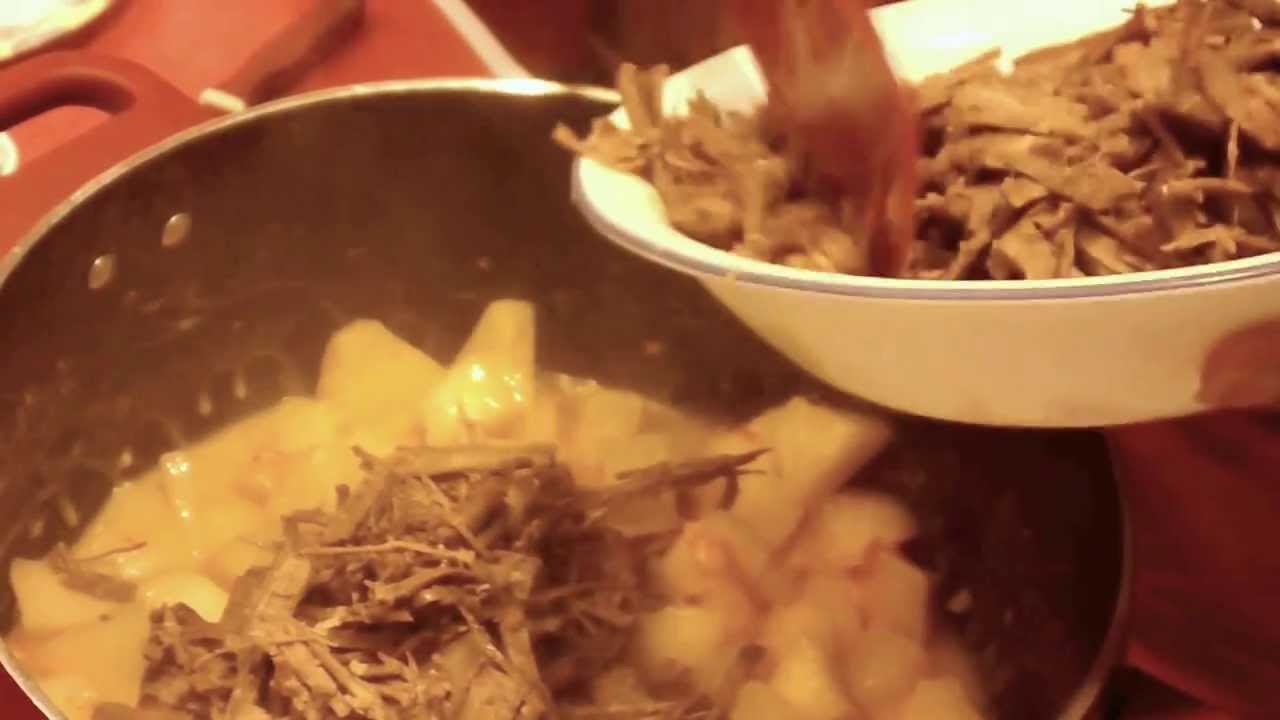 Mogo or Cassava in Coconut Milk in Gujrai