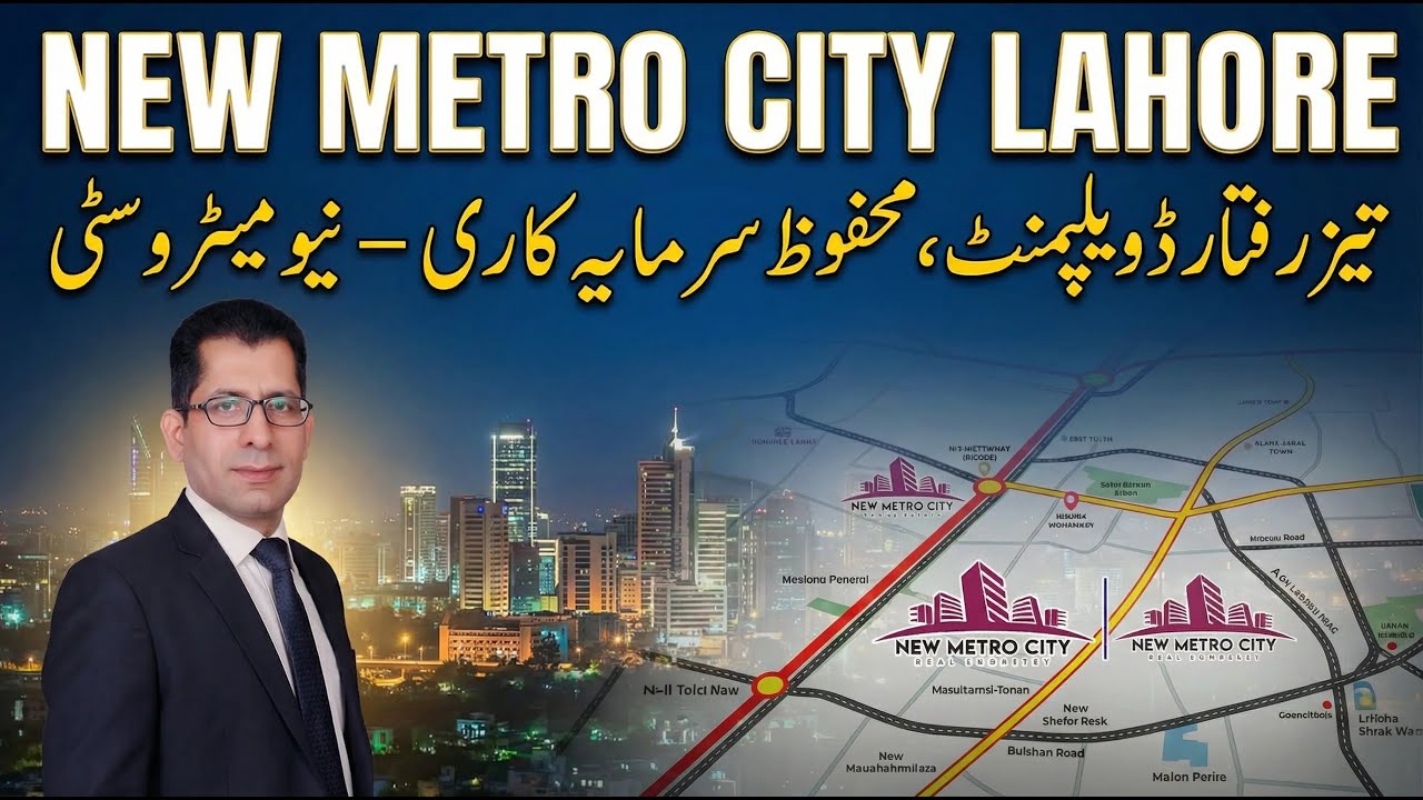 New Metro City Lahore Latest Development Update 2026 | Opal Block Prices and Location Details Now