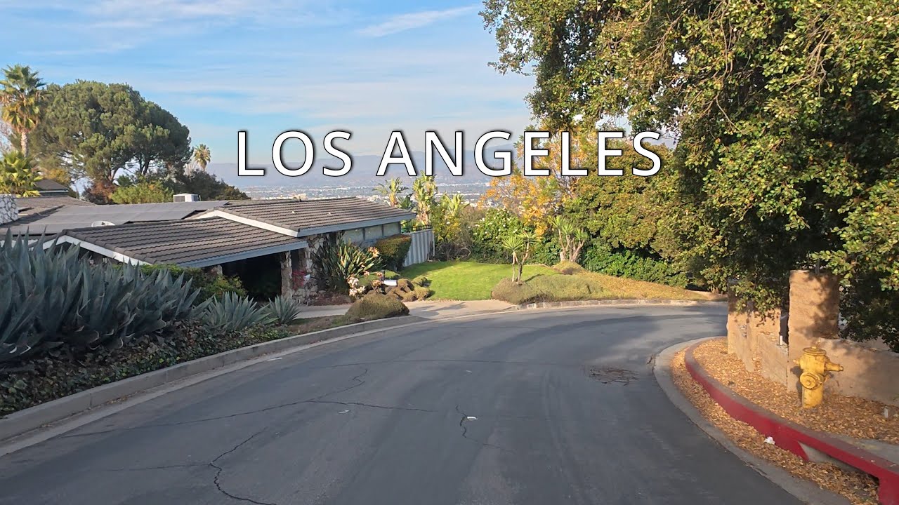 Driving Beverly Hills, Studio City, Laurel Canyon, Universal Studios, Los Angeles