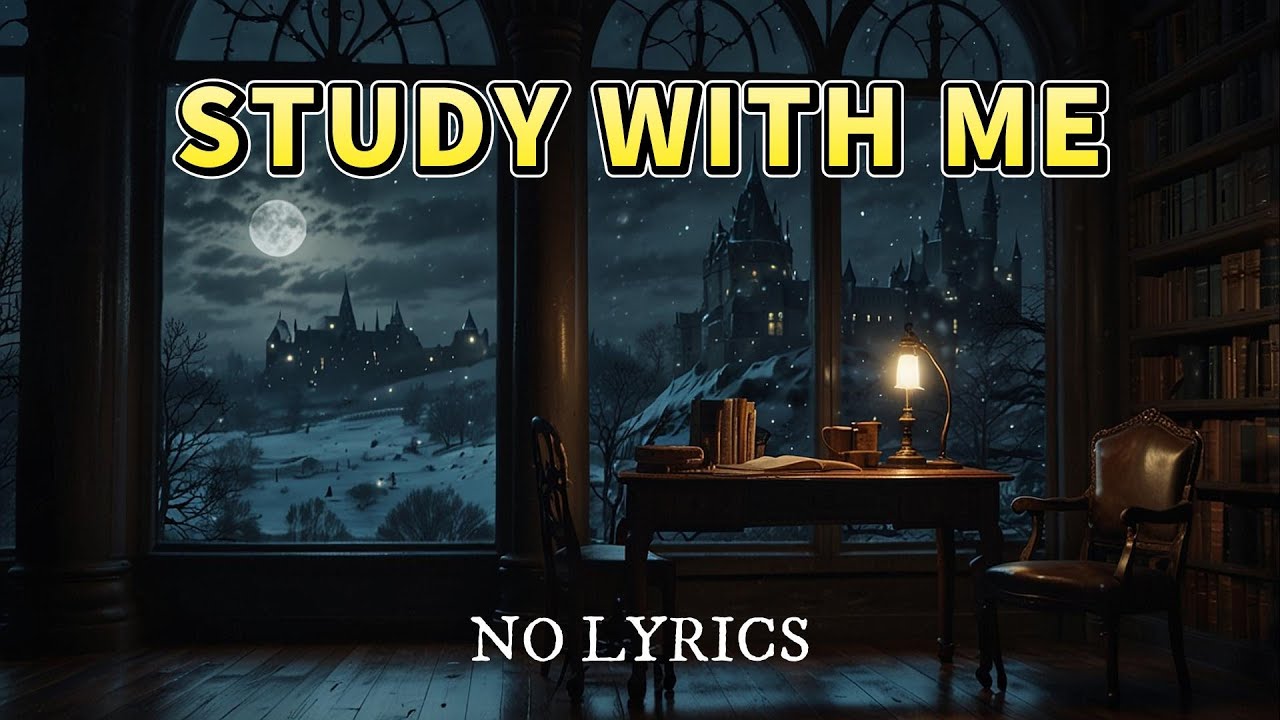 Heavy Snow at the Secret Library ❄️ Dark Academia Piano & Cello for Midnight Study