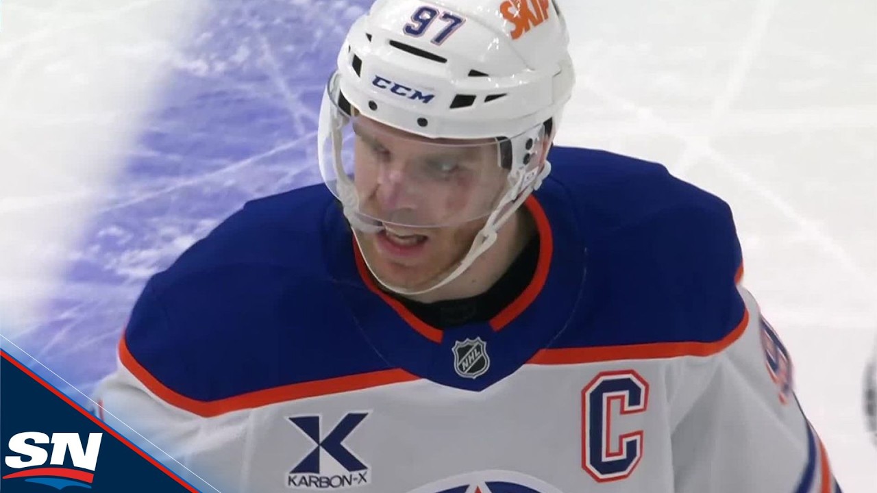 Connor McDavid Surges Through Blues' Defences To Snipe Goal
