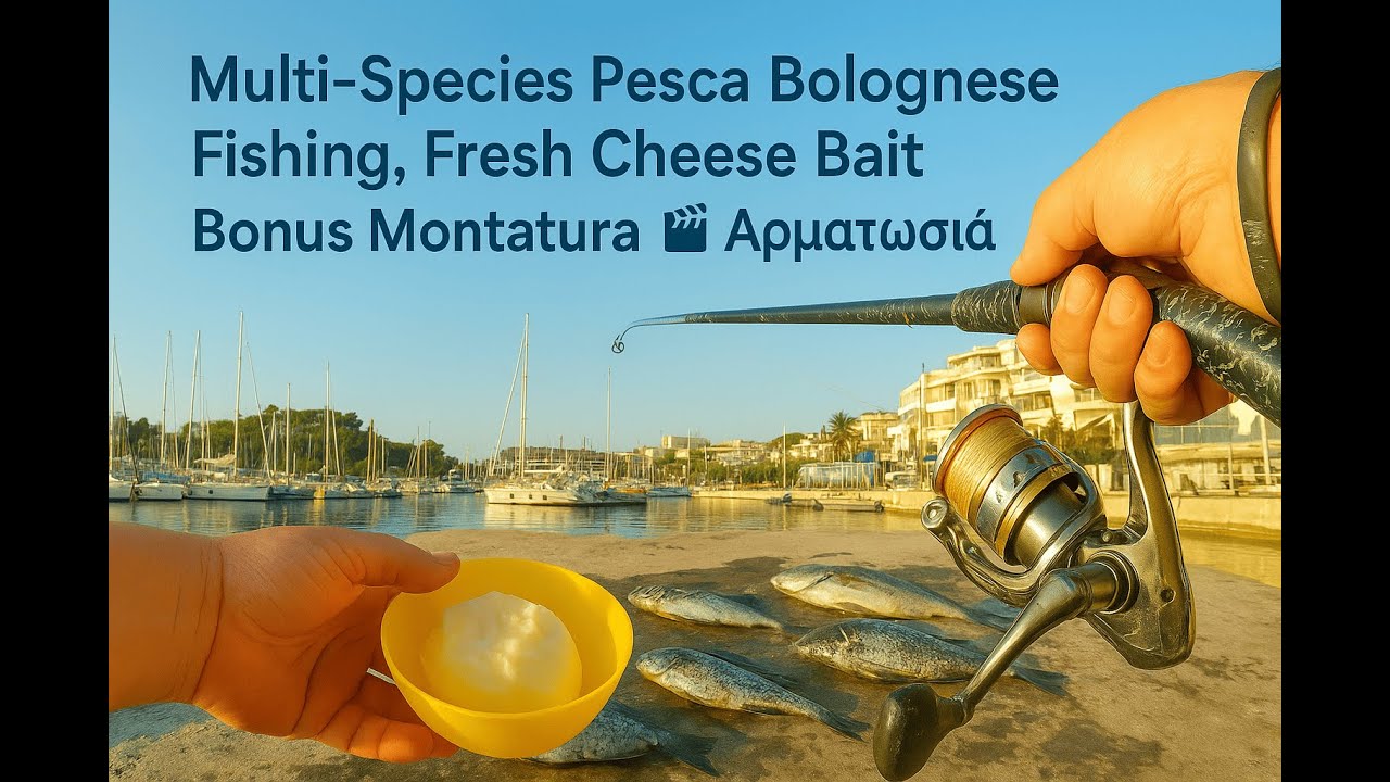 Multi Species Pesca Bolognese 🎣 Fishing, Fresh Cheese Bait 🧀 Bonus Montatura 🎬 &Alpha;&rho;&mu;&alpha;&tau;&omega;&sigma;&iota;ά
