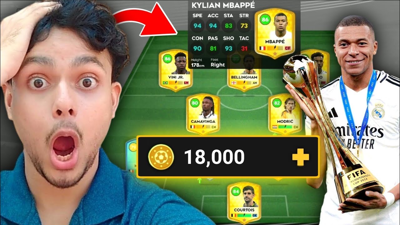 I Fixed in Best Top legendary Players! with' KYLIAN MBAPPE a Real Madrid F.C | UCL DLS 25 Scenario!👽