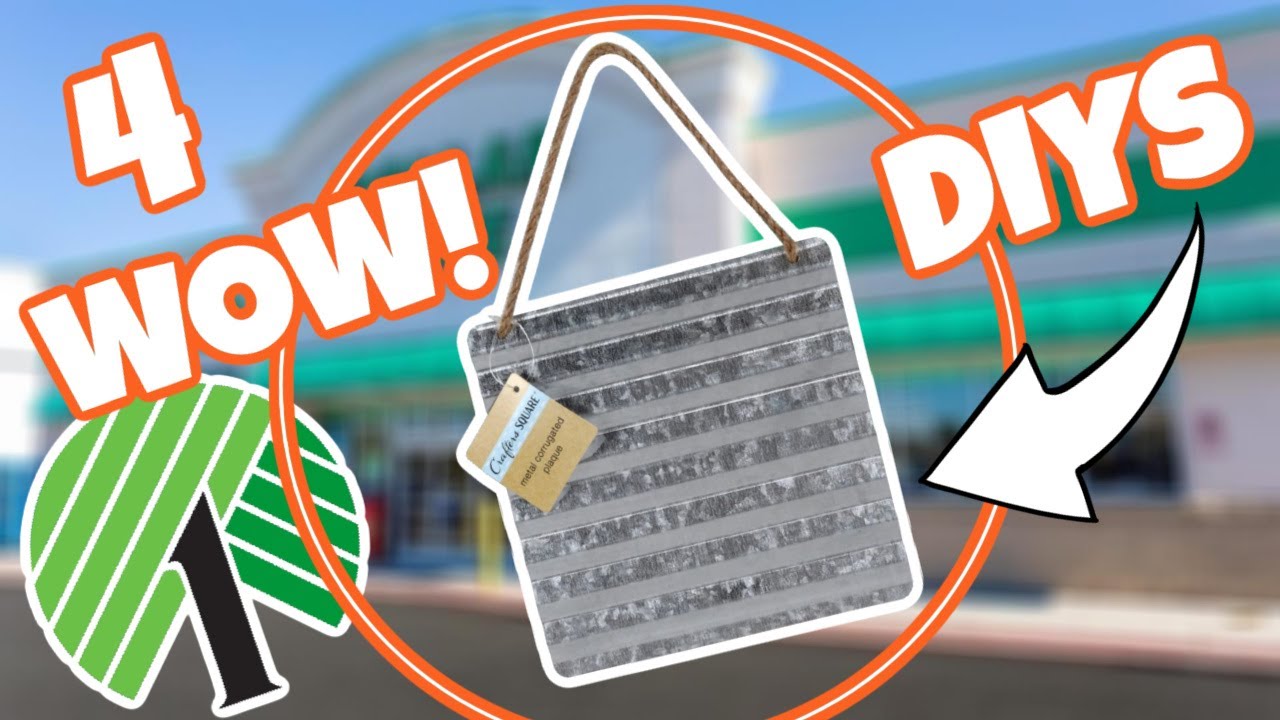 4 GENIUS DIY's you should do | HIGH-END Dollar Tree DIY's