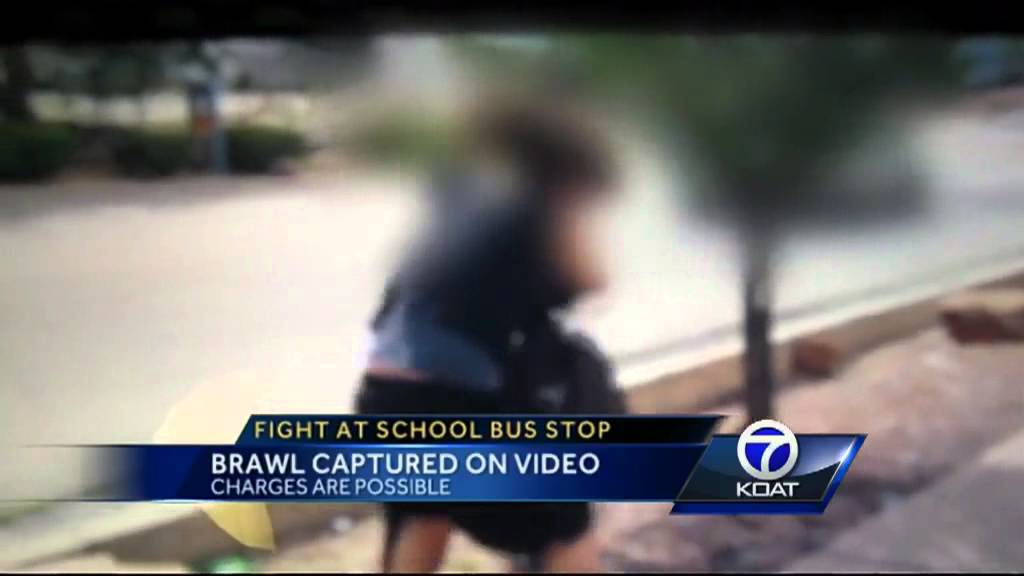 Fight between 2 high school girls filmed by witnesses