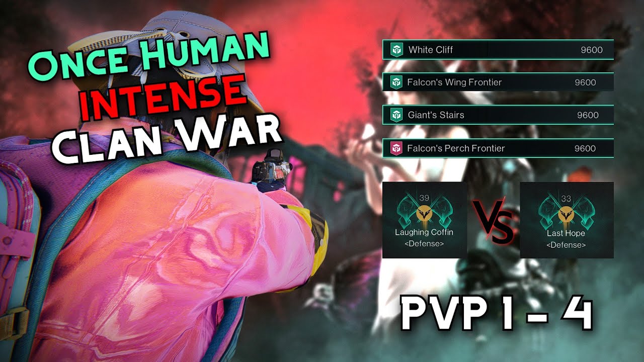 INSANE CHAOTIC PVP CLAN WAR - Once Human