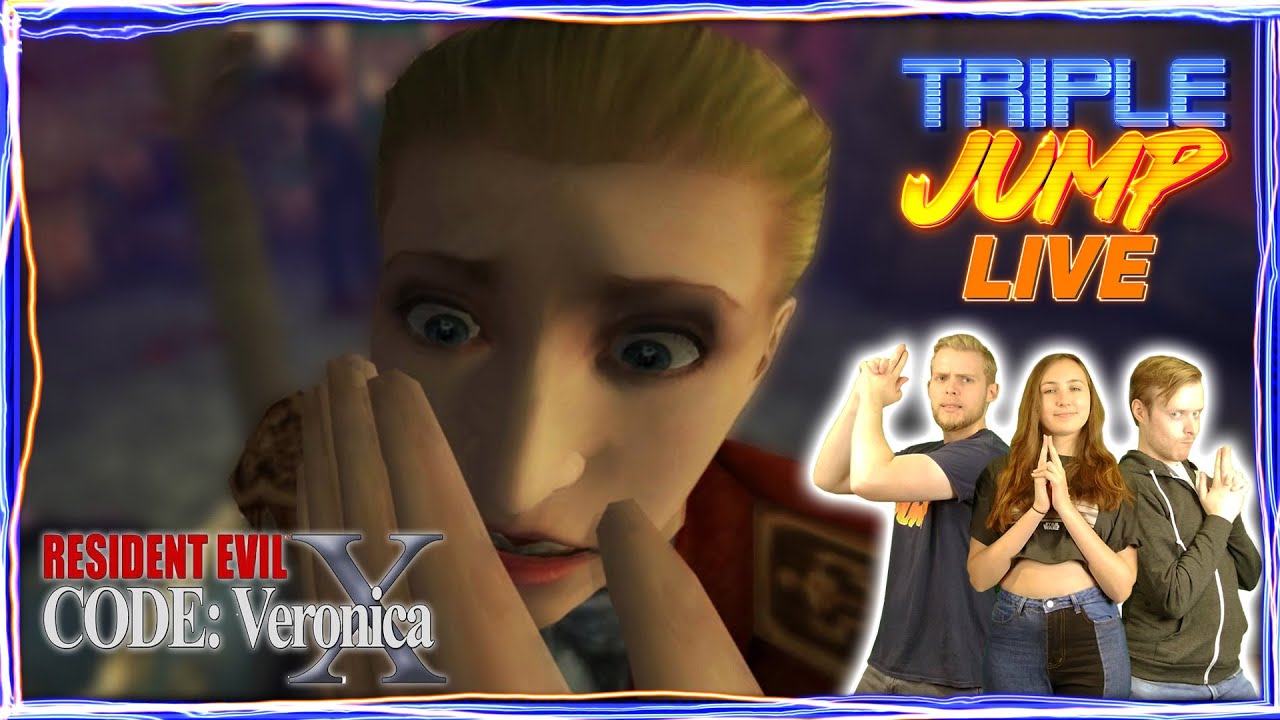 MORE ZOMBIES? THAT'S CRAZY! - Resident Evil Code: Veronica X HD [Part 2] | TripleJump Live!