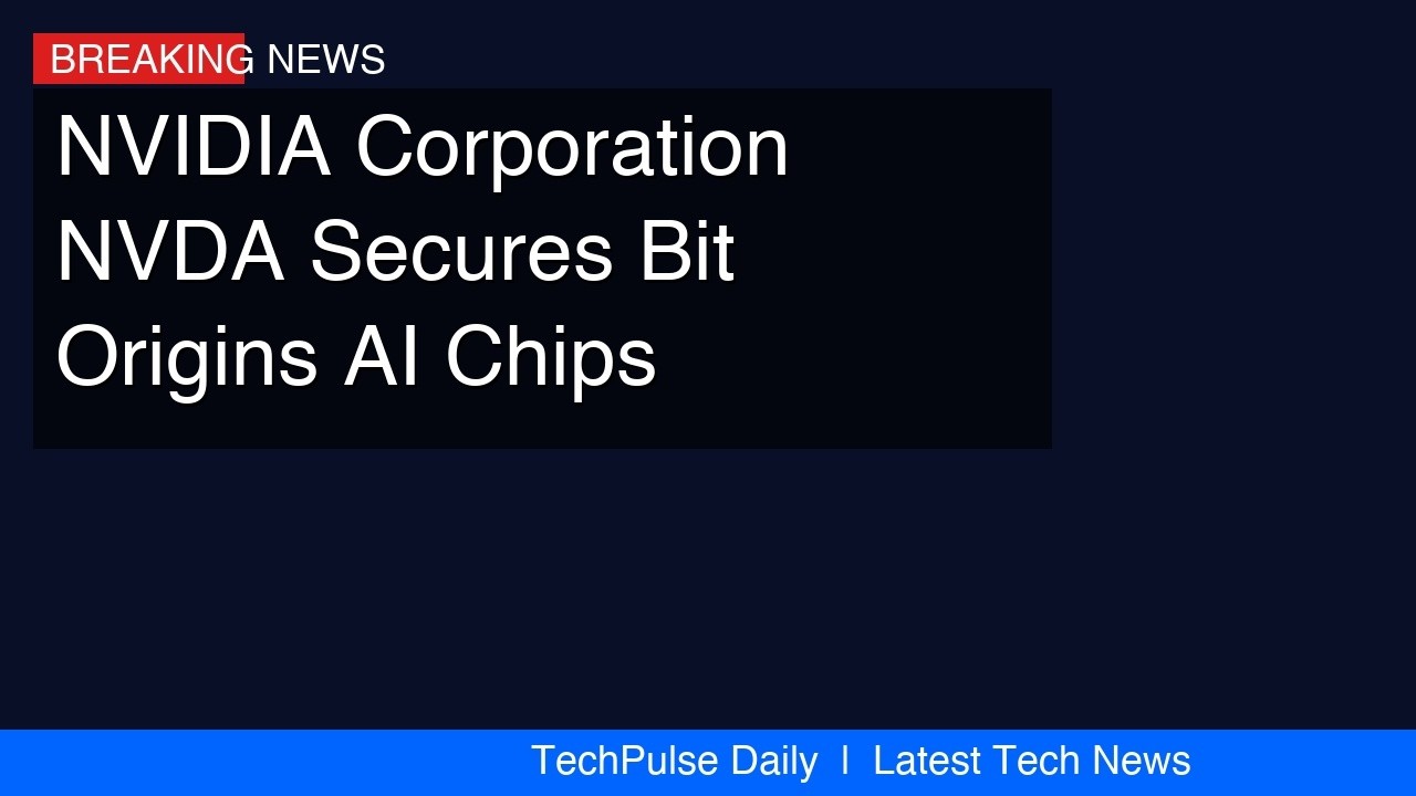 NVIDIA Corporation (NVDA) Secures Bit Origin&rsquo;s AI Chips Supply as Prices Skyrocket in China&rsquo;s Black