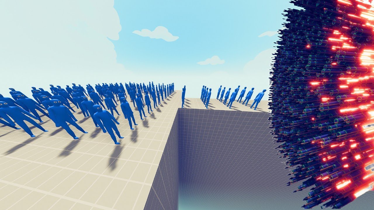 100x Humans VS EVeRY GOD Totally Accurate Battle Simulator TABS