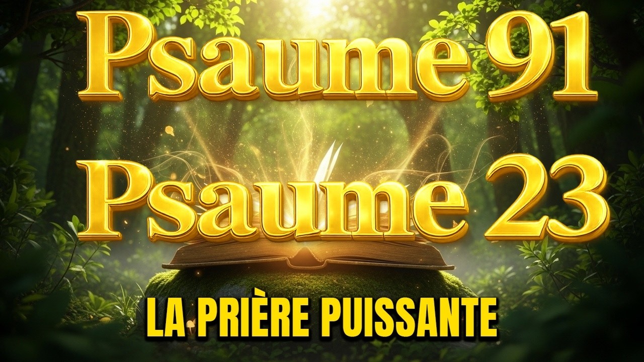 PRIÈRE DU JOUR 19 MARS – PSAUME 91 et PSAUME 23–Les deux PRIÈRES LES PLUS PUISSANTES de la BIBLE