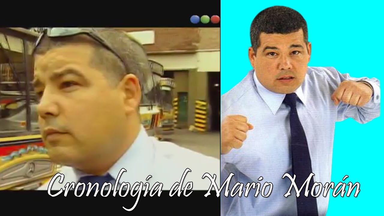 Cronología de Mario Morán