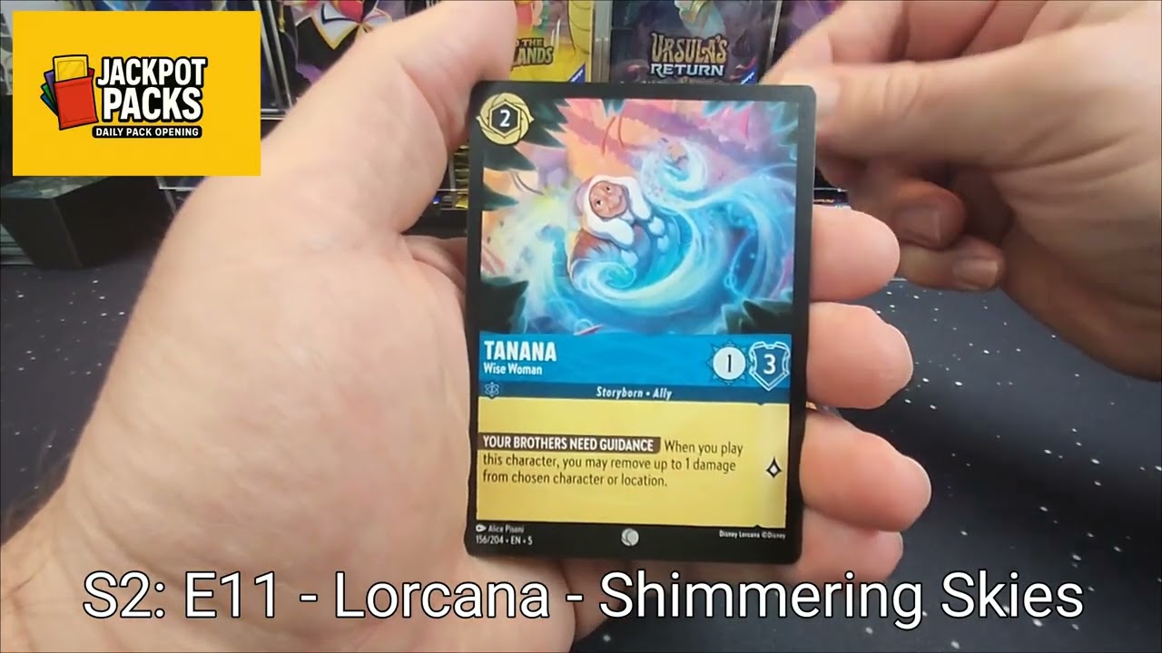 S2: E11 - Охота на редкую карту Lorcana Enchanted Iconic Rare - Открытие бустера Shimmering Skies