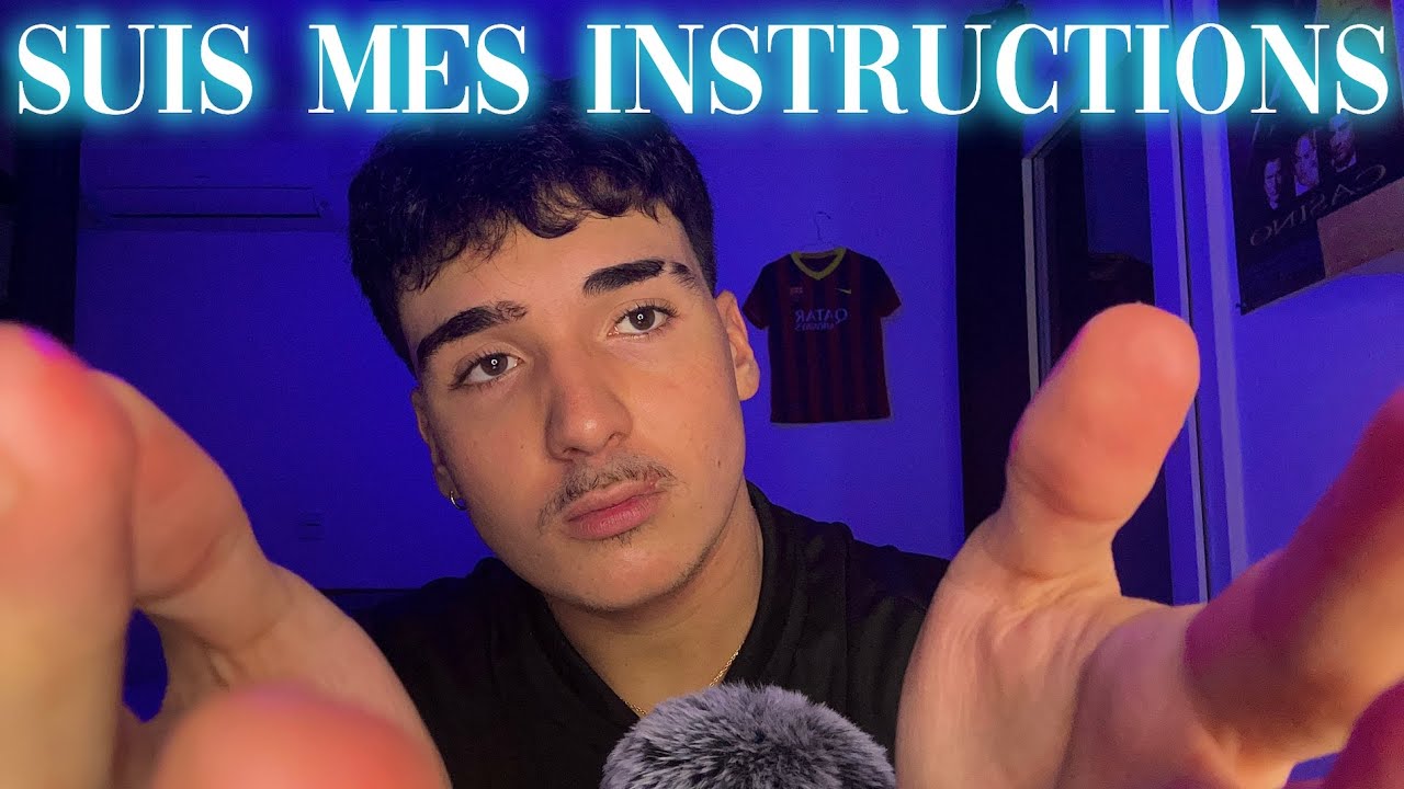 ASMR SUIS MES INSTRUCTIONS (vous allez bien dormir)