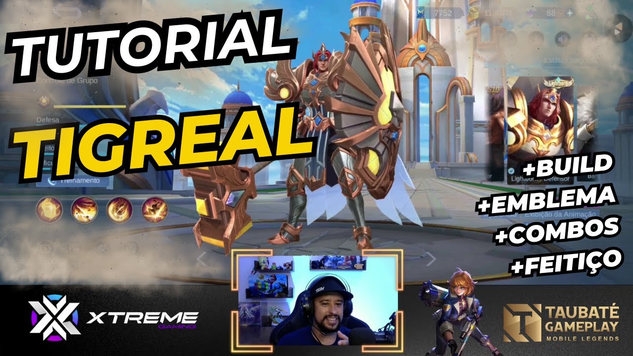COMO JOGAR DE TIGREAL NO MOBILE LEGENDS - Atualizado | @TaubateGameplay
