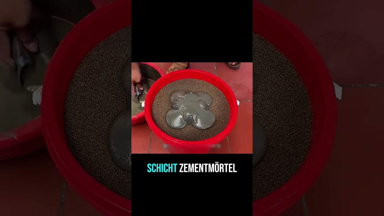 Er baut einen Blumentopf